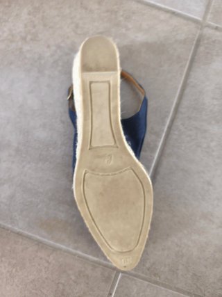 Cuñas Castañer Talla 38 Azul