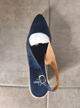 Cuñas Castañer Talla 38 Azul