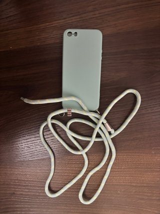 Funda iPhone 5 Turquesa con Cuerda