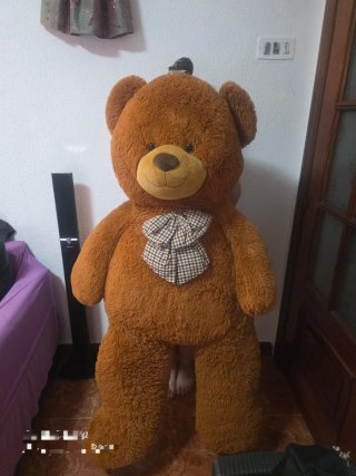 Oso de peluche grande marrón