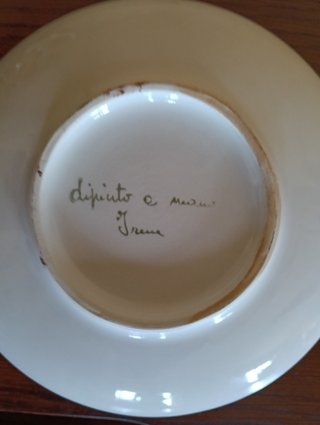 Tazze dipinte a mano con sottotazza