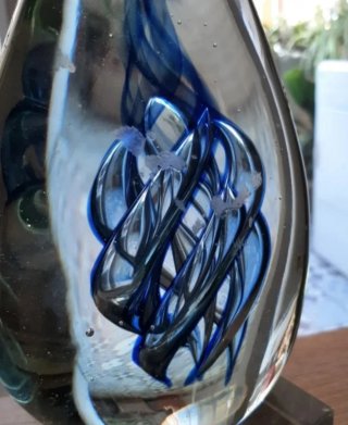 Escultura cristal soplado