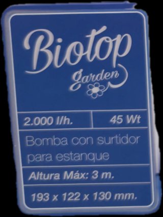 Bomba de agua para fuente