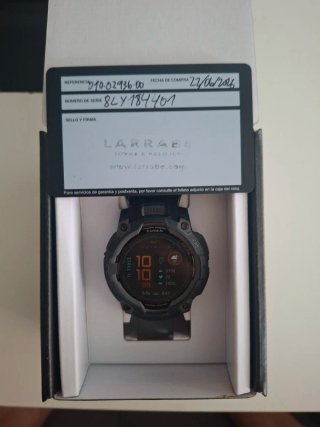 Garmin Instinct 3 AMOLED Negro/Gris