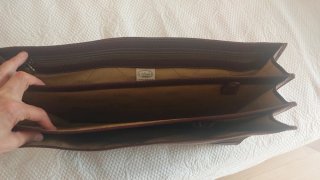 Maletín cuero italiano Adpel - Buen estado