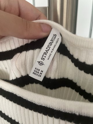 Vestido de rayas Stradivarius Talla M. Poco usado