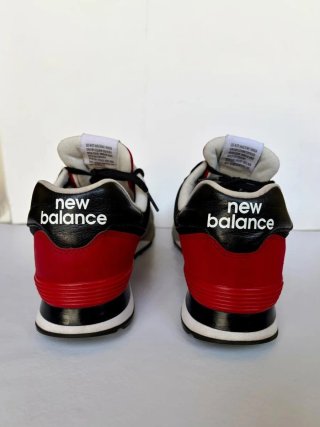 Zapatillas New Balance 574 Negras Rojas