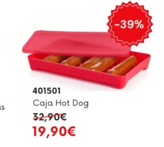 Caja Hot Dog y Set de 2 Especieros