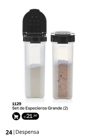 Caja Hot Dog y Set de 2 Especieros