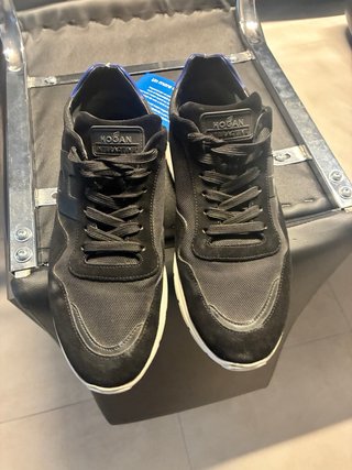 Scarpe Hogan uomo nere e blu