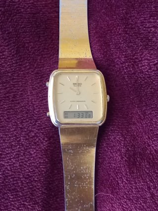 Reloj Seiko Ana-Digi Alarma Cronógrafo