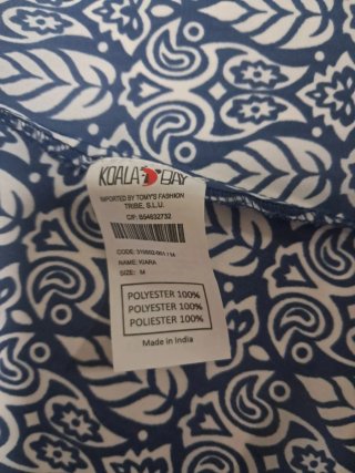 Kimono Koala Bay,blanco y az con flecos