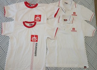 Uniforme Salesiano Blanco y Rojo