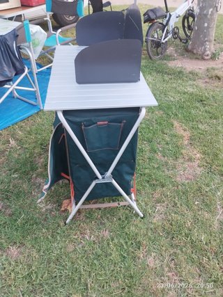 Armadio da Cucina per Campeggio in Tela e Metallo