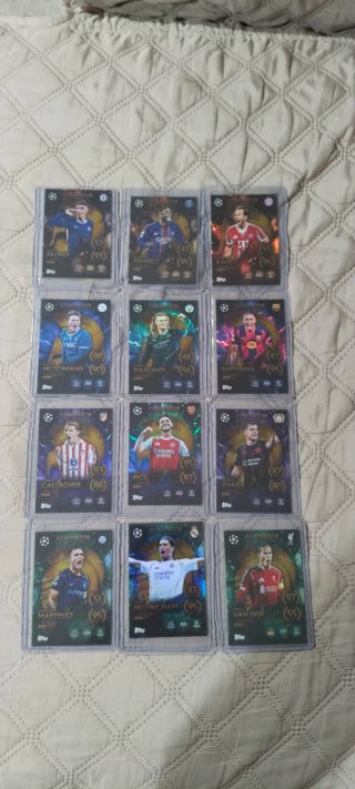 Cromos de fútbol Topps Champions League
