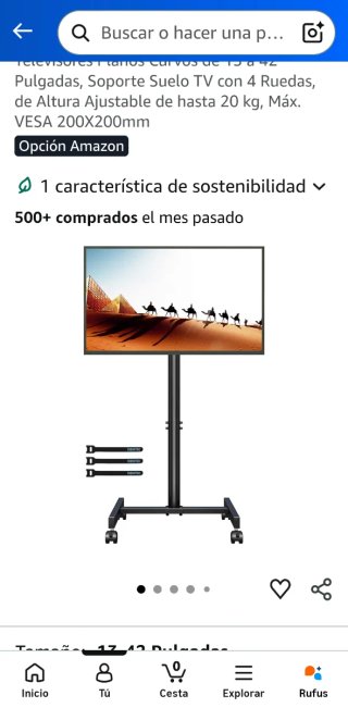 Soporte TV BONTEC con Ruedas