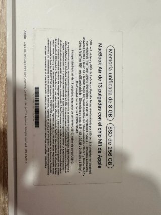 MacBook Air 13 M1 8GB RAM 256GB SSD Plata