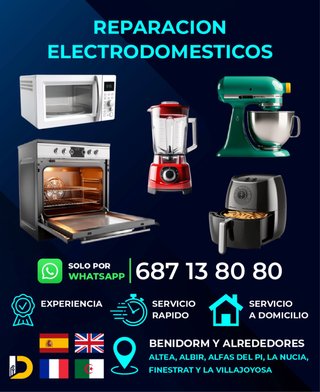 REPARACIÓN DE ELECTRODOMÉSTICOS