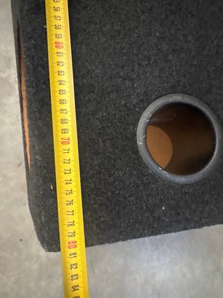 Cajón Doble Subwoofer 12 Negro