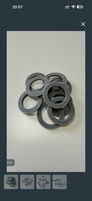 Pack 4 Juntas Cuchilla Thermomix TM31