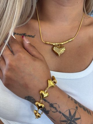 Collar dorado y plateado con colgantes desde 5euro