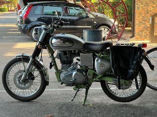 Royal Enfield Bullet Trials 500 Verde/Plata