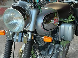 Royal Enfield Bullet Trials 500 Verde/Plata