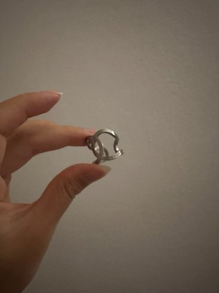 Bracciale e anello acciaio satinato
