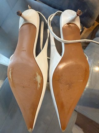 Zapatos tacón Mango beige Talla 39