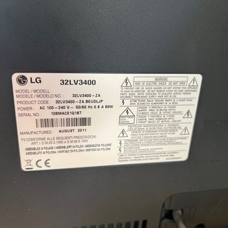 TV Plasma LG 32' con Mando Original