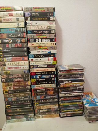 Lote Películas VHS y DVD