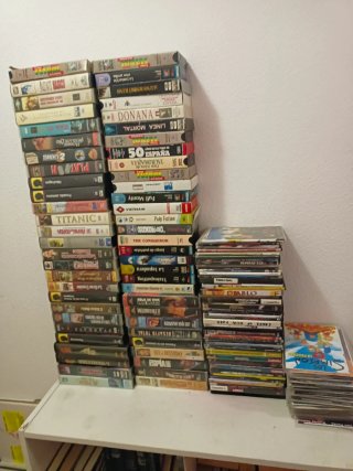 Lote Películas VHS y DVD
