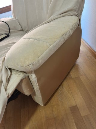 Sillón de masaje plegable beige