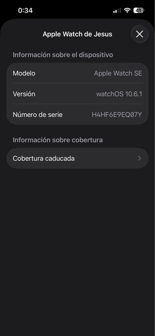 Apple Watch SE Negro