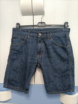 Pantaloncini jeans Carhartt blu