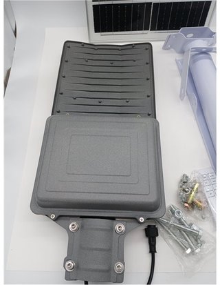 VEVOR Farola Solar para Exteriores 12000 W - 900 000 LM - de Anochecer a Amanecer - Lámpara de Seguridad LED de Tipo Dividido - Cont