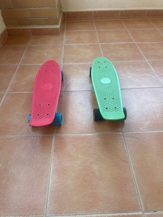 2 Monopattini Penny Board (Verde e Rosa)