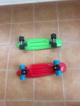 2 Monopattini Penny Board (Verde e Rosa)