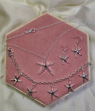 Conjunto Plata 925 Estrella de Mar