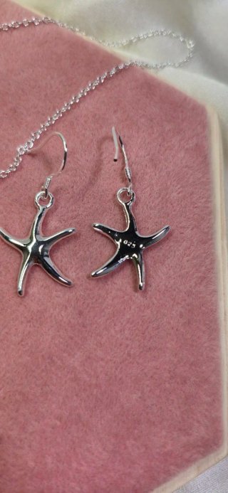 Conjunto Plata 925 Estrella de Mar