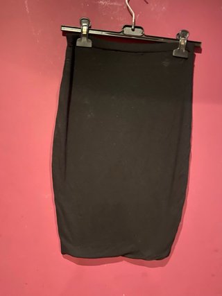 Falda tubo negra