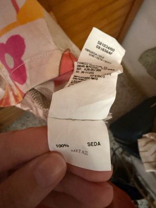 Blusa Seda Vintage Sfera Talla S