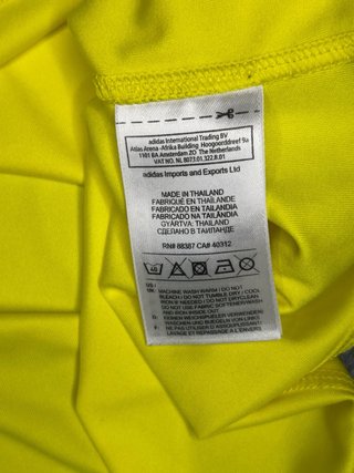 Camiseta Árbitro Adidas Climacool Amarilla Talla L
