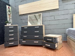 Pack Dormitorio Matrimonial JENI - Madera de Calidad