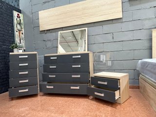Pack Dormitorio Matrimonial JENI - Madera de Calidad