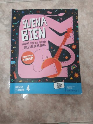 Libro Música y Danza 4º Primaria Edelvives
