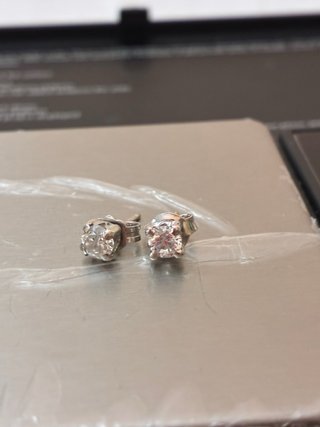 Pendientes Oro 18k 0.65 Ct Diamantes Naturales
