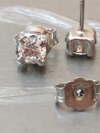 Pendientes Oro 18k 0.65 Ct Diamantes Naturales