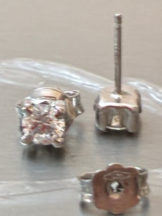 Pendientes Oro 18k 0.65 Ct Diamantes Naturales