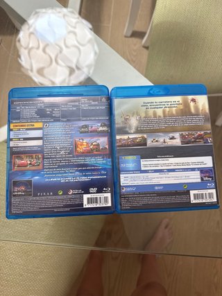 Películas Cars 2 y Aviones Blu-ray + DVD